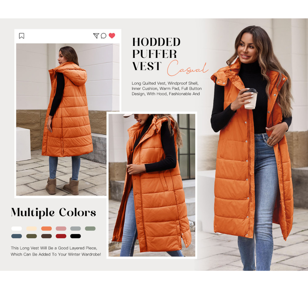 ShapelyTrue's Long Puffer Vest